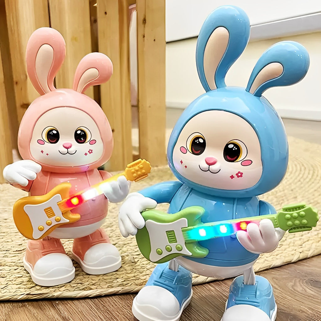 Lightning & Musical Cute Dancing Guitar Bunny - Future Souk