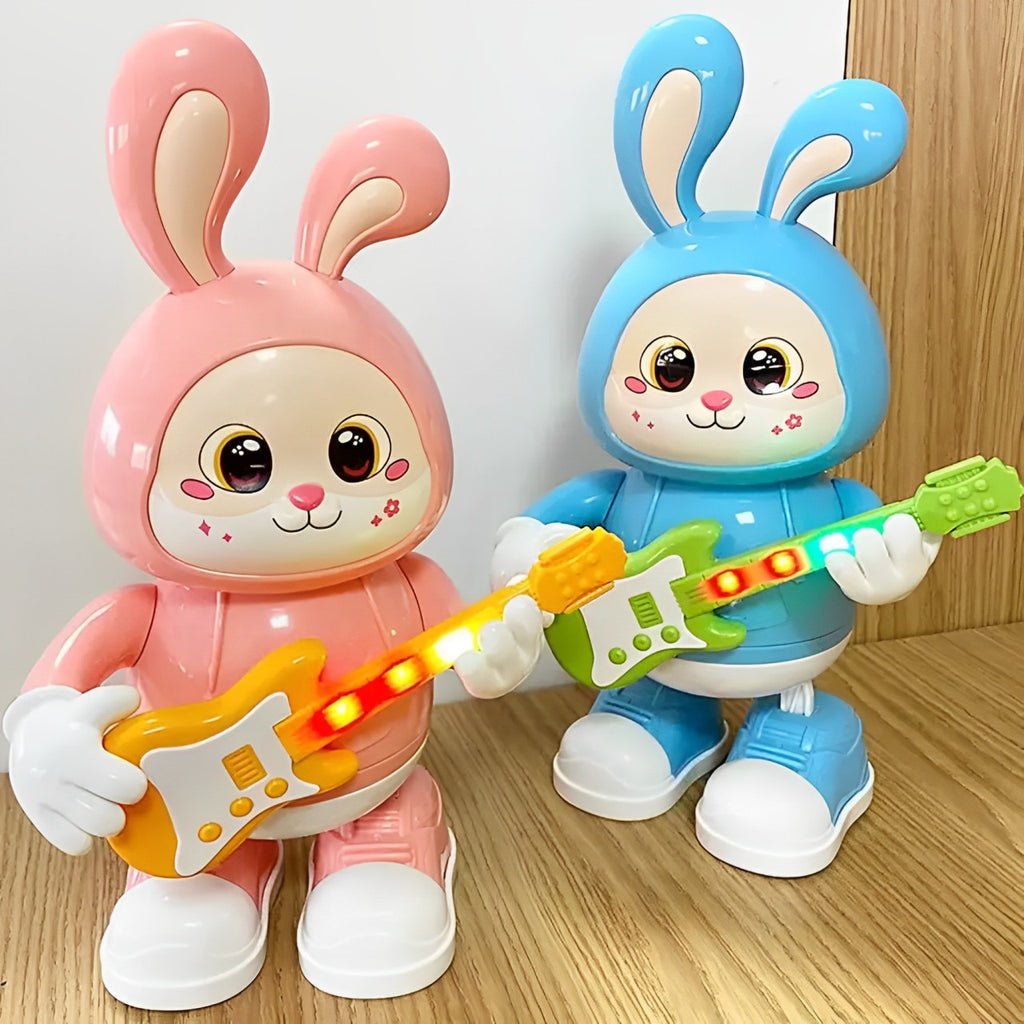 Lightning & Musical Cute Dancing Guitar Bunny - Future Souk