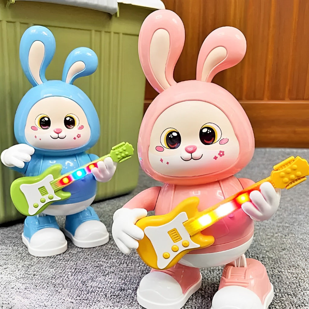 Lightning & Musical Cute Dancing Guitar Bunny - Future Souk