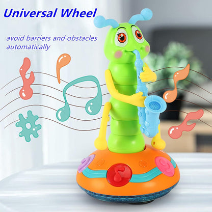 Lighting & Musical Electric Caterpillar Dancing Toy - Future Souk