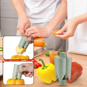 2-In-1 Fruit Pepper Corer - Future Souk