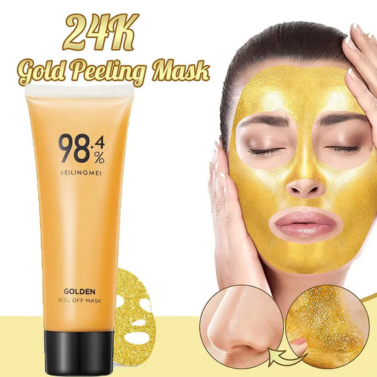 24K Gold Face Peel Off Mask For Skin Care. - Future Souk