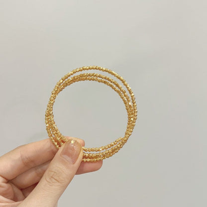 18K Gold Plated Elastic Bracelet - Future Souk