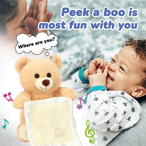 Hide and Seek Peek-A-Boo Teddy Bear - Future Souk