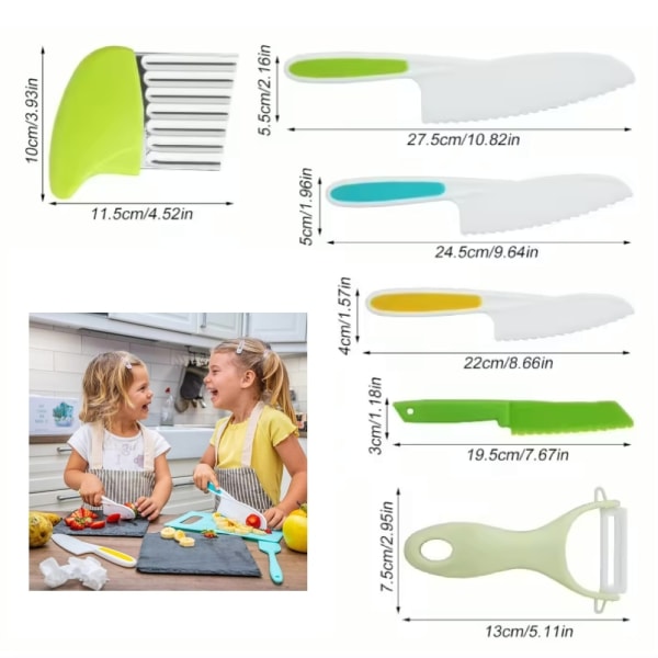 Children's baking kitchen 6-piece multi-color - Future Souk